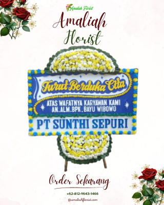 Papan Bunga Duka di Karanggede