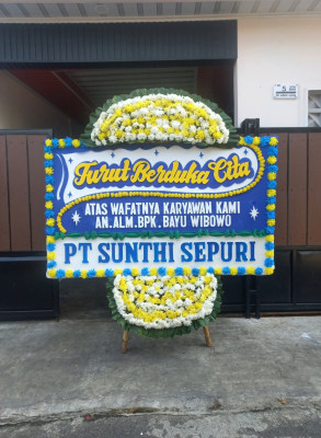 Papan Bunga Duka di Karanggede