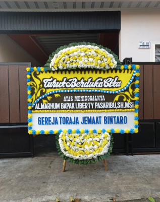 Papan Bunga Duka di Karanggede