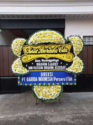 Papan Bunga Duka di Karanggede